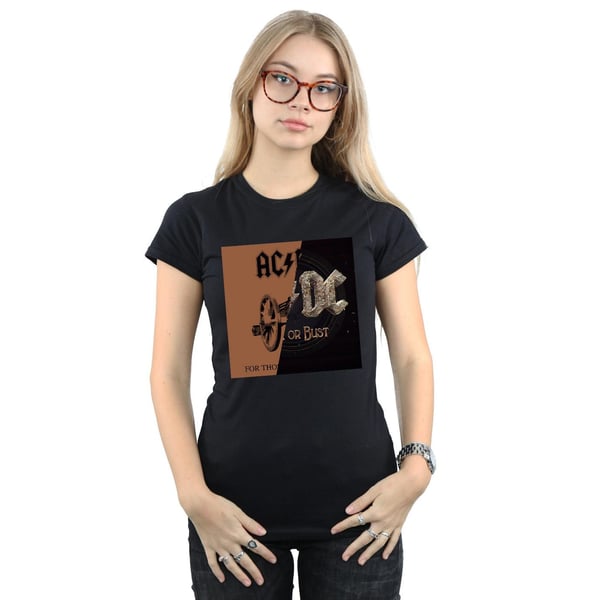 AC/DC Womens/Ladies Rock or Bust / For Those About Splice Cotton T-Shirt