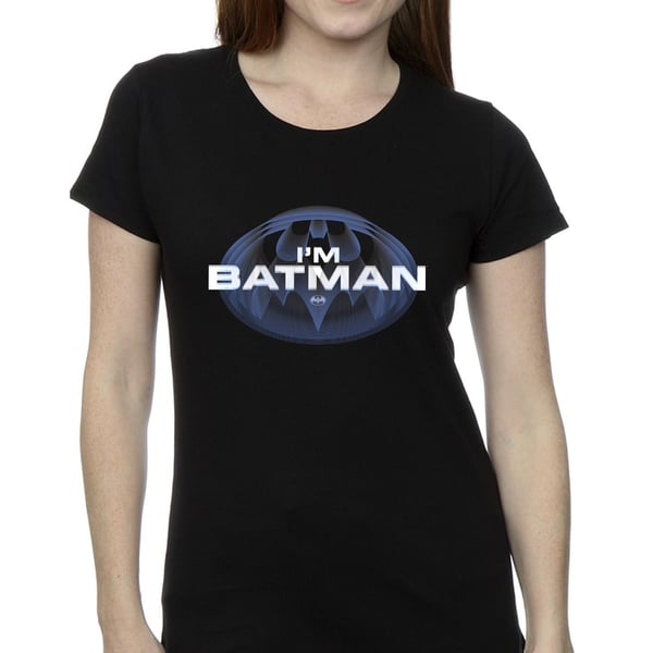DC Comics Womens/Ladies The Flash I´m Batman Cotton T-Shirt