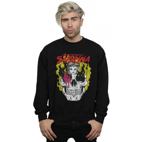 The Chilling Adventures Of Sabrina Mens Icon Skull Sweatshirt