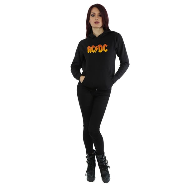 AC/DC Naisten Fire Logo Huppari