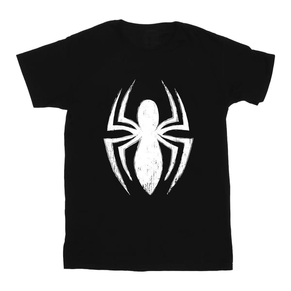 Marvel Womens/Ladies Spider-Man Ultimate Spider Logo Cotton Boyfriend T-Shirt