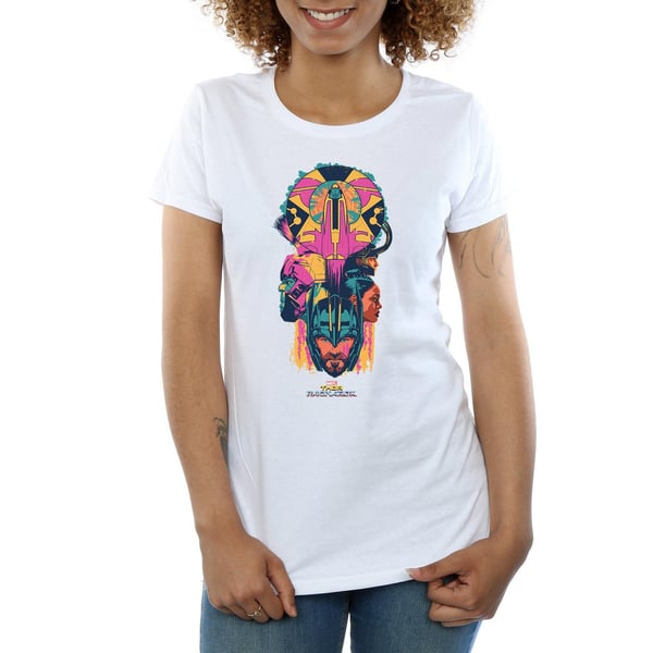 Marvel Womens/Ladies Thor Ragnarok Character Totem Cotton T-Shirt