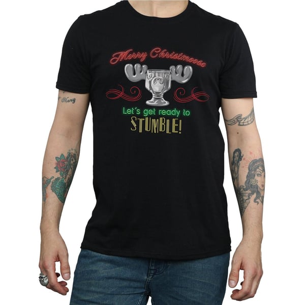 National Lampoon´s Christmas Vacation Mens Moose Head T-Shirt