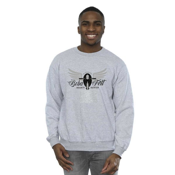 Star Wars Mens The Book Of Boba Fett Legend Lives Ship Crest Sweatshirt