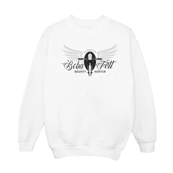 Star Wars Mens The Book Of Boba Fett Legend Lives Ship Crest Sweatshirt