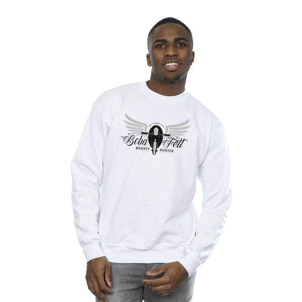 Star Wars Mens The Book Of Boba Fett Legend Lives Ship Crest Sweatshirt