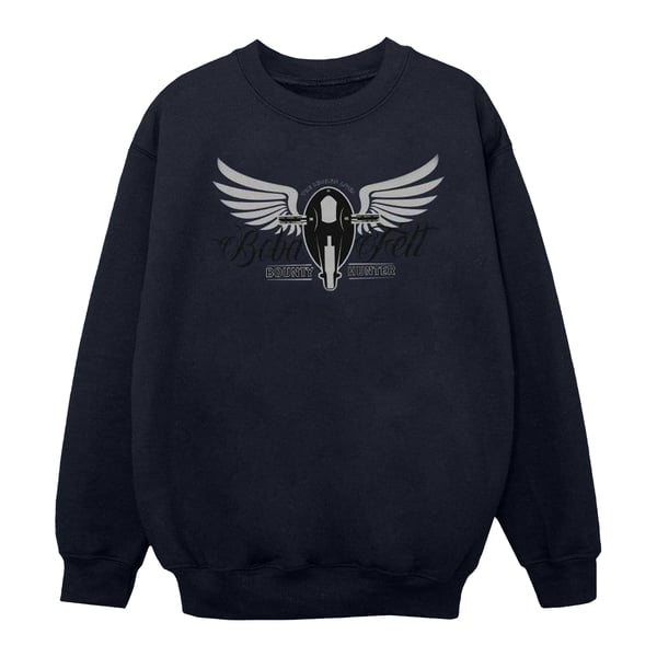Star Wars Mens The Book Of Boba Fett Legend Lives Ship Crest Sweatshirt