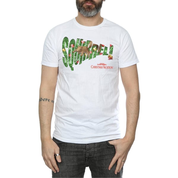 National Lampoon´s Christmas Vacation Mens Squirrel Tree T-Shirt