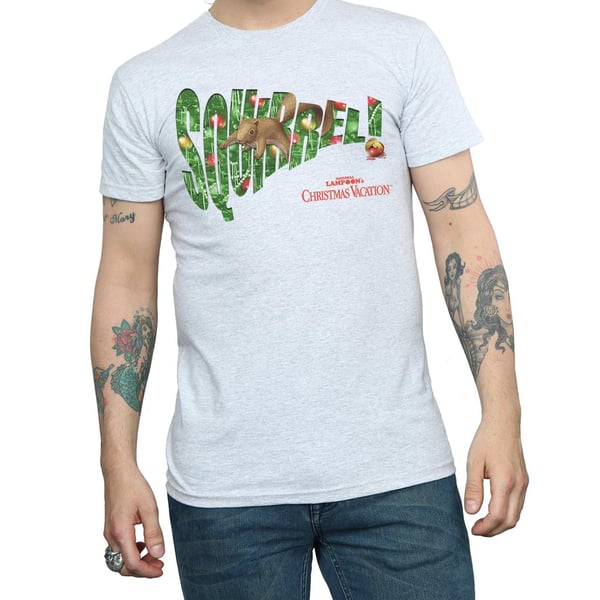 National Lampoon´s Christmas Vacation Mens Squirrel Tree T-Shirt