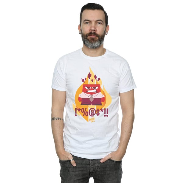Disney Mens Inside Out Fired Up T-Shirt