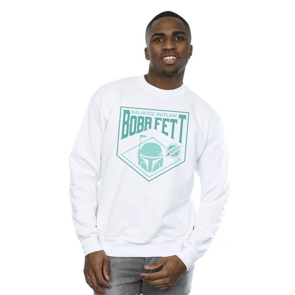 Star Wars Mens The Book Of Boba Fett Galactic Helm Chest Sweatshirt