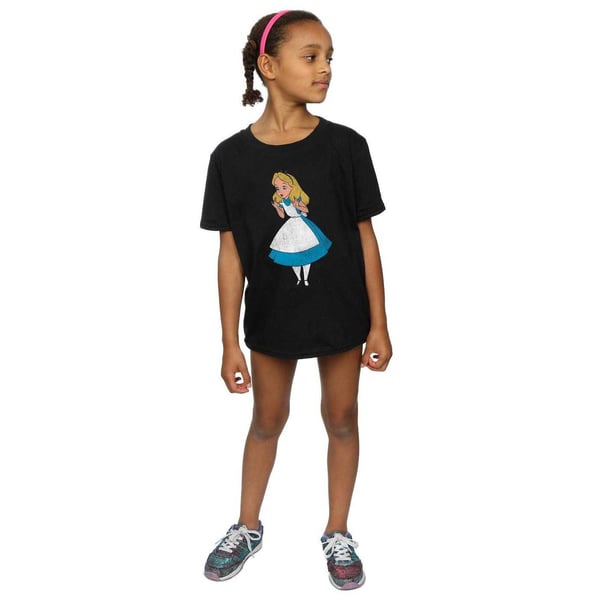 Alice In Wonderland Girls Classic Cotton T-Shirt