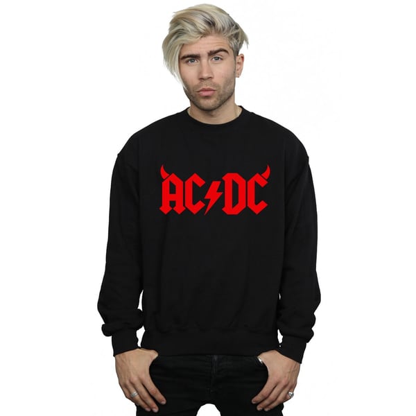 AC/DC Miesten Horns Logo -collegepaita