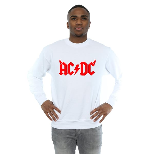 AC/DC Miesten Horns Logo -collegepaita