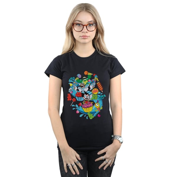 DC Comics Womens/Ladies Teen Titans Go Candy Mania Cotton T-Shirt