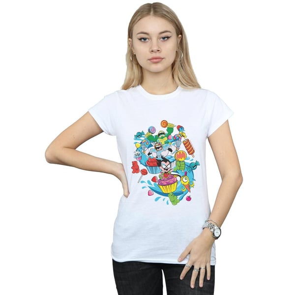 DC Comics Womens/Ladies Teen Titans Go Candy Mania Cotton T-Shirt