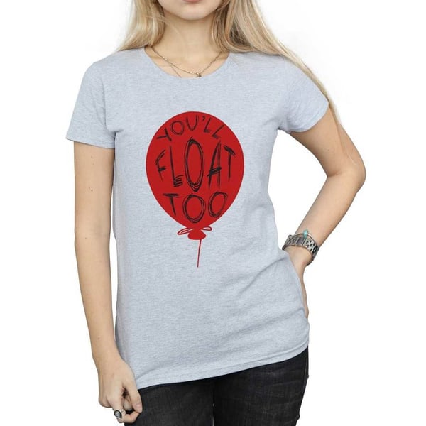It Naisten Pennywise You´ll Float Too Puuvilla T-paita
