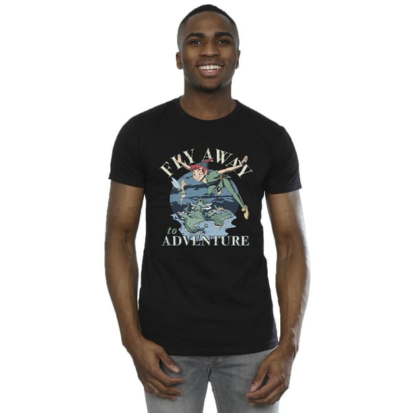 Disney Mens Peter Pan Fly Away To Adventure T-Shirt