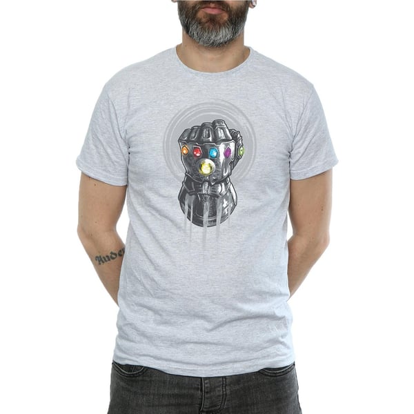 Avengers Infinity War Mens Gauntlet Cotton T-Shirt