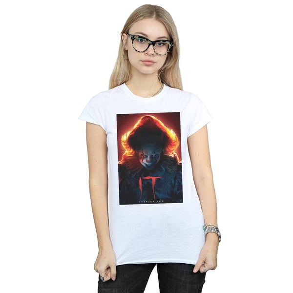 It Chapter 2 Womens/Ladies Pennywise Poster Cotton T-Shirt