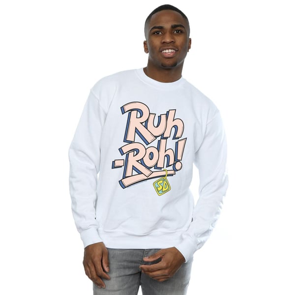 Scooby Doo Mens Ruh-Roh Dog Tag Sweatshirt