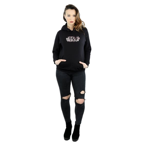 Star Wars Womens/Ladies The Last Jedi Spray Logo Hoodie