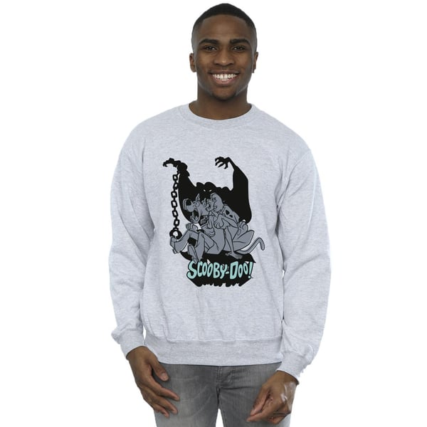 Scooby Doo Mens Scared Jump Sweatshirt