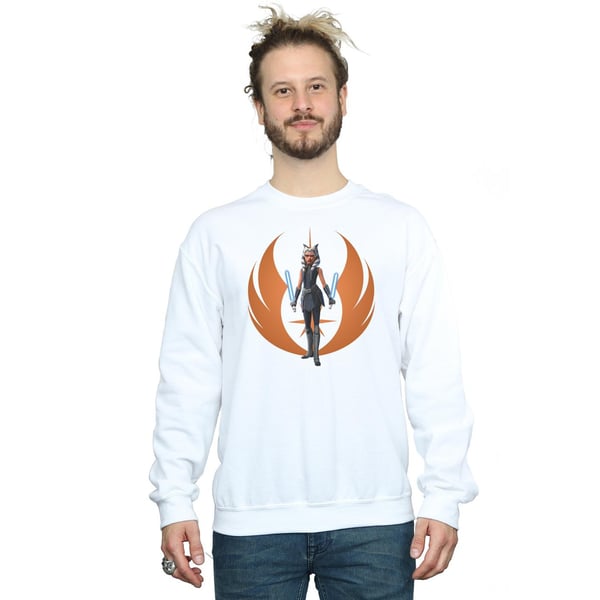 Star Wars Mens Clone Wars Ahsoka Rebel Pose Sweatshirt