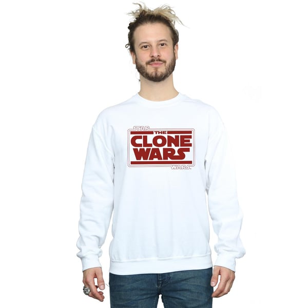 Star Wars Herr Clone Wars Logotyp Tröja