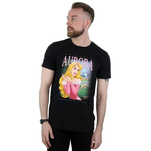 Disney Miesten Prinsessa Ruusunen Aurora Montage T-paita