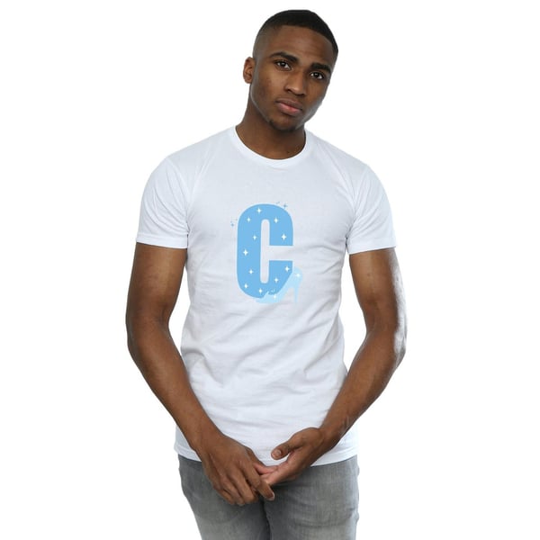Disney Mens Alphabet C Is For Cinderella T-Shirt