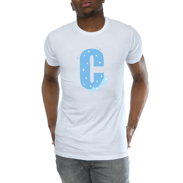 Disney Mens Alphabet C Is For Cinderella T-Shirt