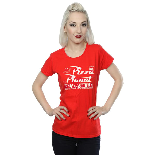 Disney Womens/Ladies Toy Story Pizza Planet Logo Cotton T-Shirt