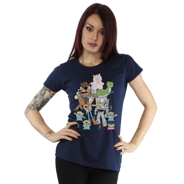 Disney Womens/Ladies Toy Story Group Cotton T-Shirt