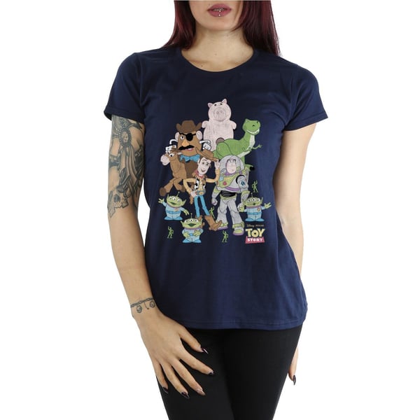 Disney Womens/Ladies Toy Story Group Cotton T-Shirt