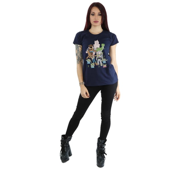 Disney Womens/Ladies Toy Story Group Cotton T-Shirt