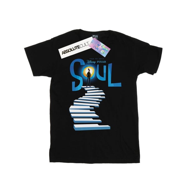 Disney Womens/Ladies Soul Poster Art Cotton Boyfriend T-Shirt
