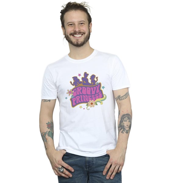 Disney Mens Princesses Groovy Princess T-Shirt