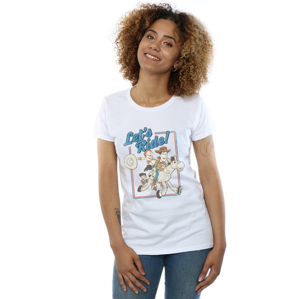 Disney Womens/Ladies Toy Story 4 Let´s Ride Cotton T-Shirt