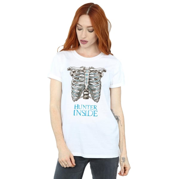 Supernatural Womens/Ladies Hunter Inside Cotton Boyfriend T-Shirt