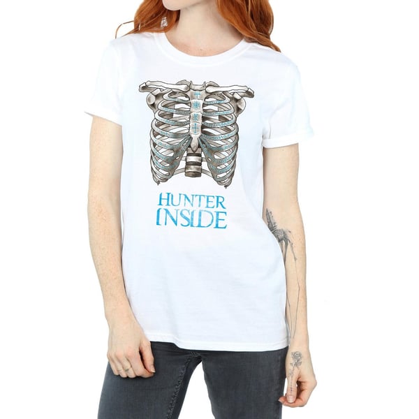 Supernatural Womens/Ladies Hunter Inside Cotton Boyfriend T-Shirt