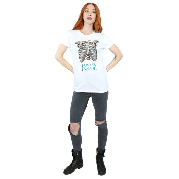 Supernatural Womens/Ladies Hunter Inside Cotton Boyfriend T-Shirt