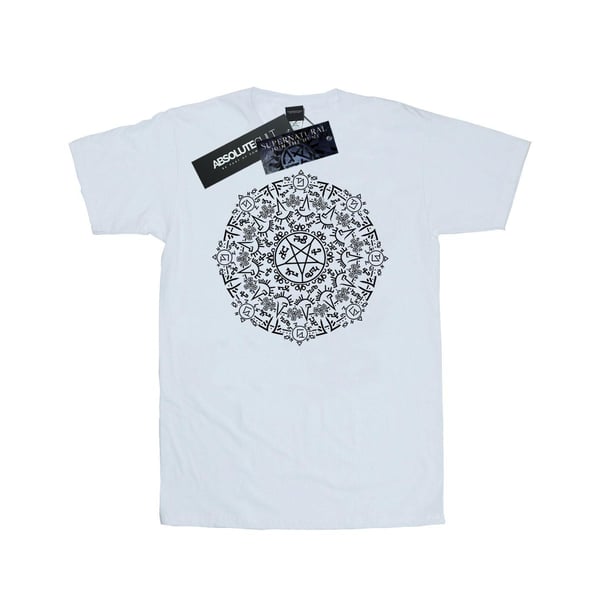 Supernatural Womens/Ladies Symbol Circle Cotton Boyfriend T-Shirt