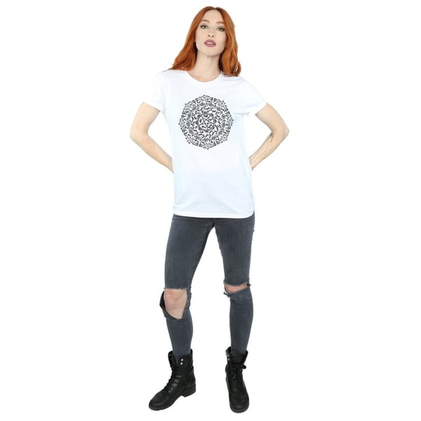Supernatural Womens/Ladies Symbol Circle Cotton Boyfriend T-Shirt