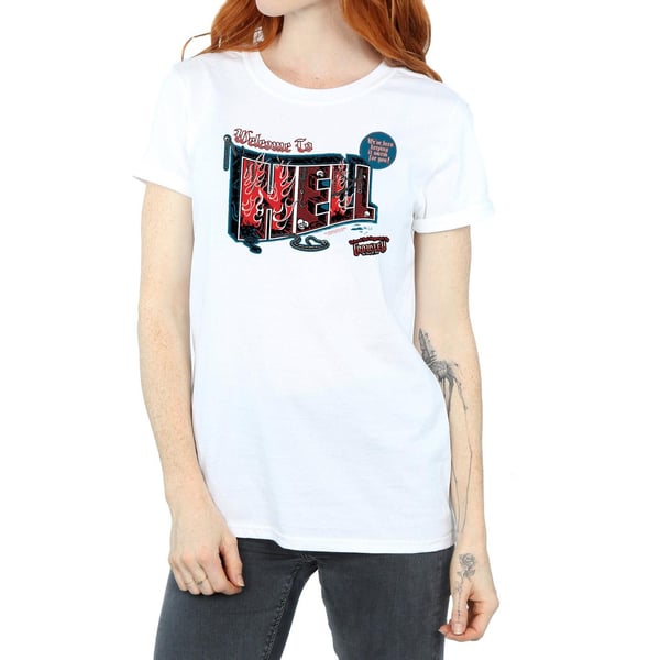 Supernatural Womens/Ladies Welcome To Hell Cotton Boyfriend T-Shirt