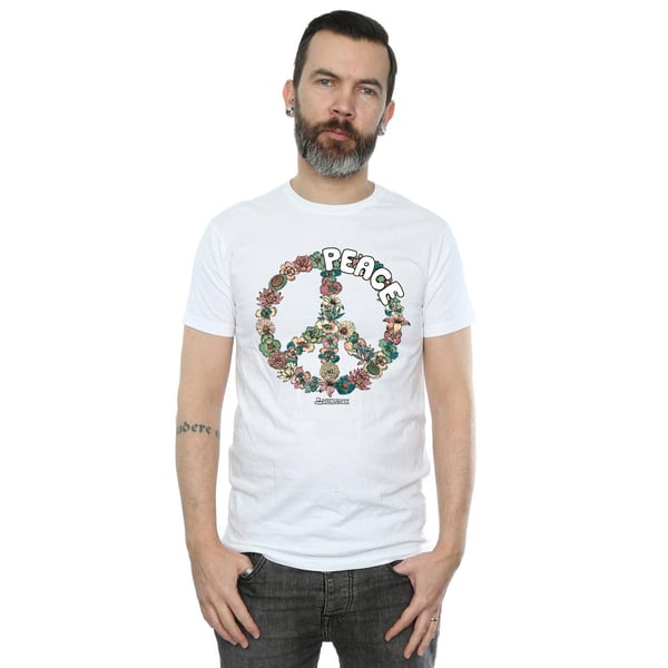 Woodstock Mens Floral Peace T-Shirt