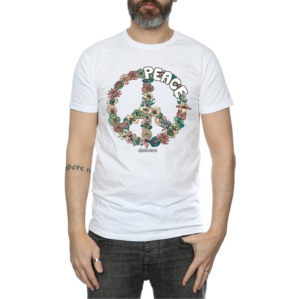 Woodstock Mens Floral Peace T-Shirt