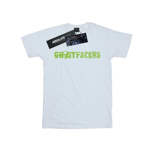 Supernatural Womens/Ladies Ghostfacers Logo Cotton Boyfriend T-Shirt