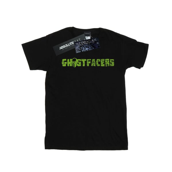 Supernatural Naisten/Naisten Ghostfacers Logo Puuvillainen Boyfriend T-paita