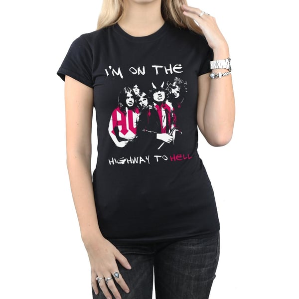 AC/DC Womens/Ladies I´m On The Highway To Hell Cotton T-Shirt
